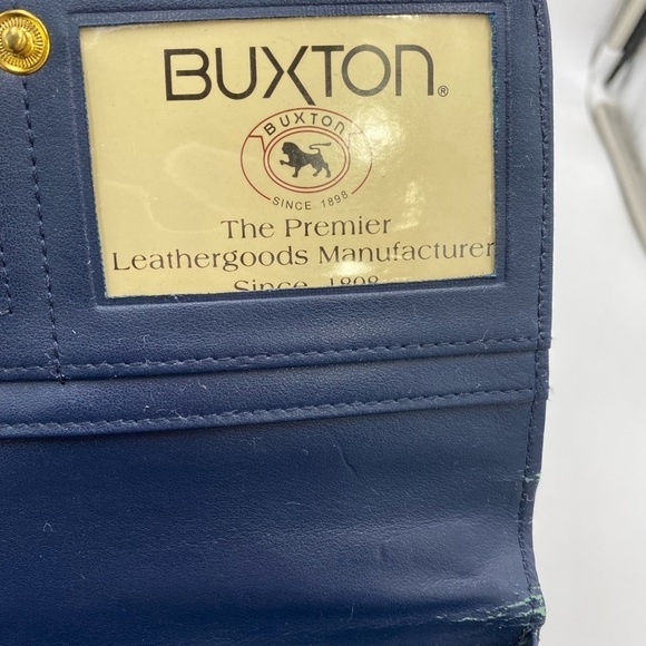 Buxton Crossbody Bag Purse Wallet
Clutch Blue Leather Card Holder Purse Bag - Picture 4 of 15